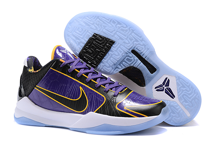 Nike Kobe 7 Purple Black Yellow White Shoes